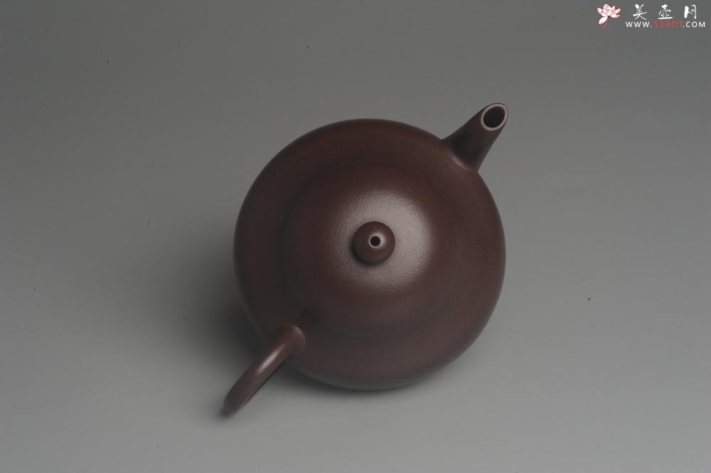 紫砂壶图片：实力派高工龚涛平摹古全手工薄胎老紫泥梨形 泥料特油润 收藏重器 - 全手工紫砂壶网