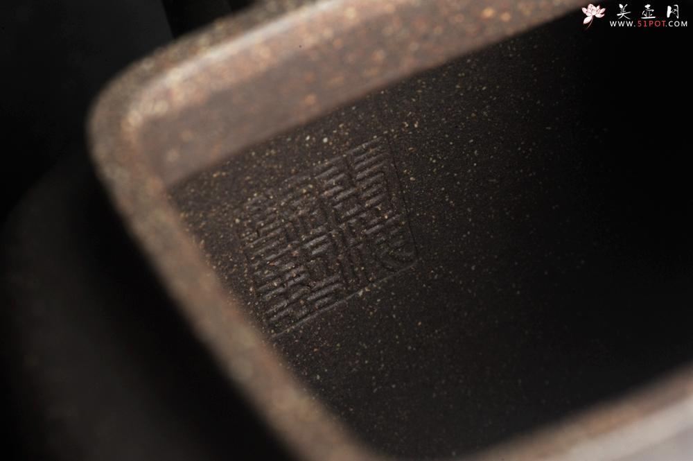 紫砂壶图片：实力派张海艳 全手工油润老青灰段泥重器鸣远四方 气势磅礴 用心之作 装饰人物特文气 - 全手工紫砂壶网