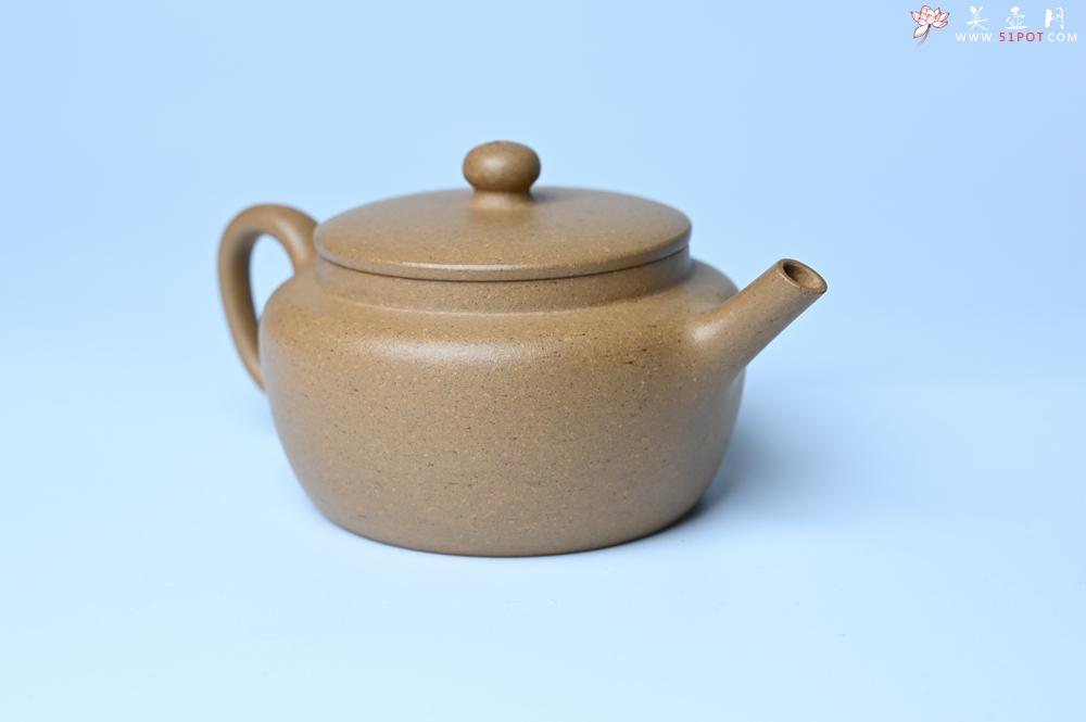 紫砂壶图片：美壶特惠全手工紫砂壶特好段泥桑扁壶 茶壶 茶具 单壶 - 全手工紫砂壶网