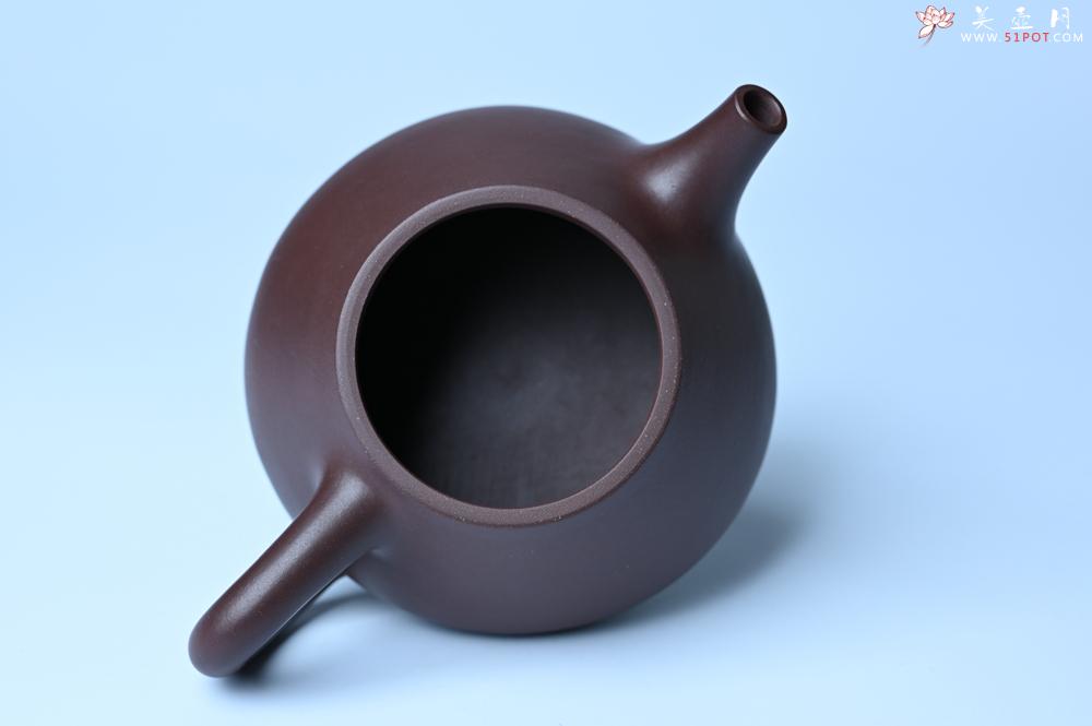 紫砂壶图片：潜力股周小培 特好全手工底槽清平盖石瓢茶壶  壶特好 期待与亲结缘 - 全手工紫砂壶网