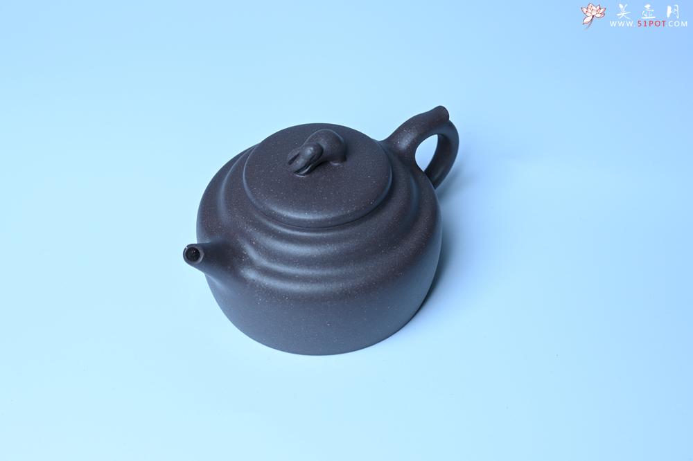 紫砂壶图片：美壶特惠 精品青灰泥玉兔紫砂壶 茶人醉爱 - 全手工紫砂壶网