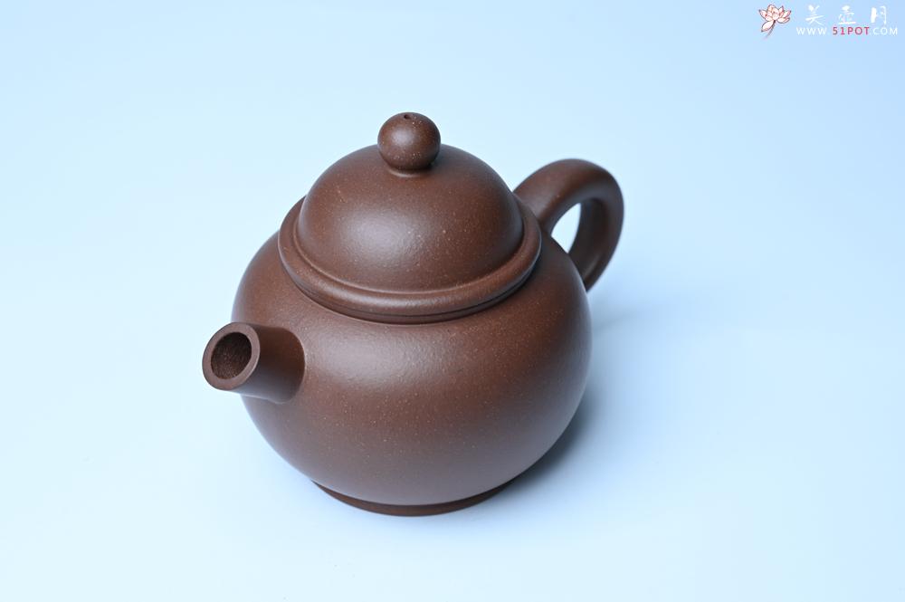 紫砂壶图片：美壶特惠 精致黑星红拼紫泥（家藏限量）大炮巨轮壶 球孔出水爽利 茶人醉爱 - 全手工紫砂壶网