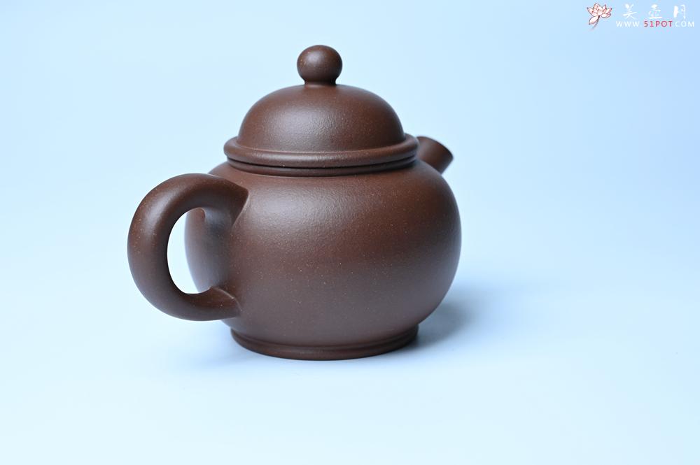 紫砂壶图片：美壶特惠 精致黑星红拼紫泥（家藏限量）大炮巨轮壶 球孔出水爽利 茶人醉爱 - 全手工紫砂壶网
