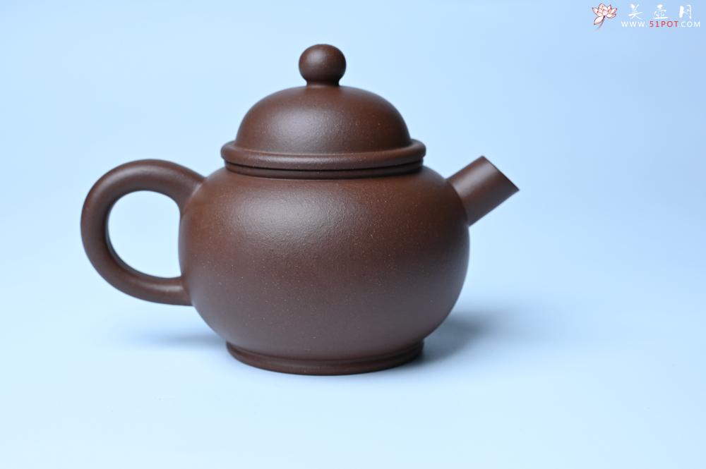 紫砂壶图片：美壶特惠 精致黑星红拼紫泥（家藏限量）大炮巨轮壶 球孔出水爽利 茶人醉爱 - 全手工紫砂壶网