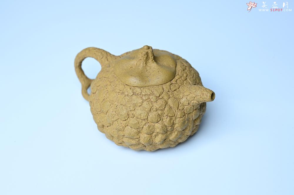 紫砂壶图片：美壶特惠 全手工黄段供春 肌理有老树瘿的感觉 灰常赞 - 全手工紫砂壶网