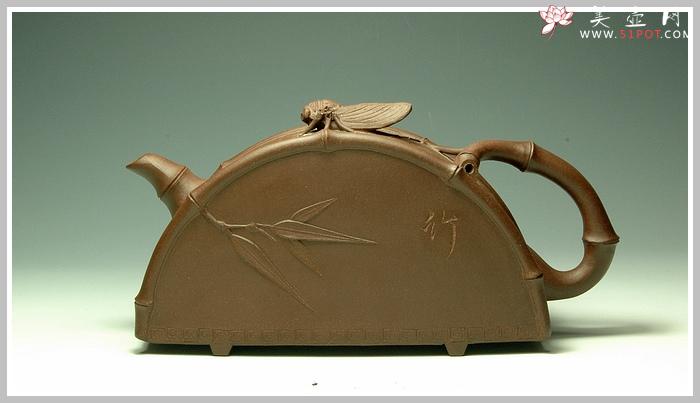 紫砂壶图片：半月知足 - 美壶网