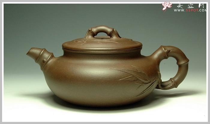 紫砂壶图片：仿古竹 - 美壶网