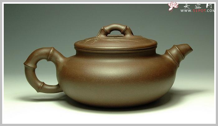 紫砂壶图片：仿古竹 - 美壶网