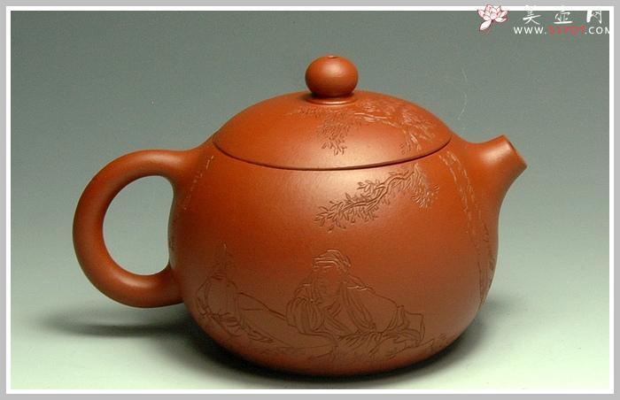 紫砂壶图片：朱泥西施 - 美壶网