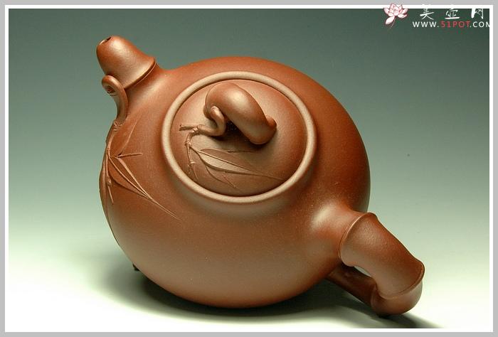 紫砂壶图片：竹韵 - 美壶网