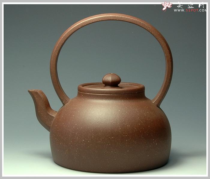 紫砂壶图片：大彬提梁 - 美壶网