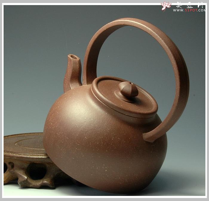 紫砂壶图片：大彬提梁 - 美壶网