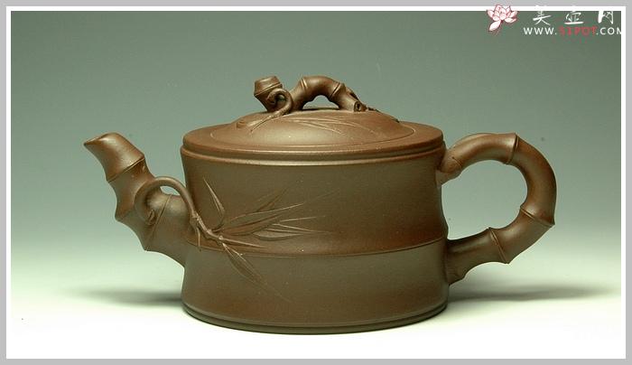 紫砂壶图片：小竹段 - 美壶网