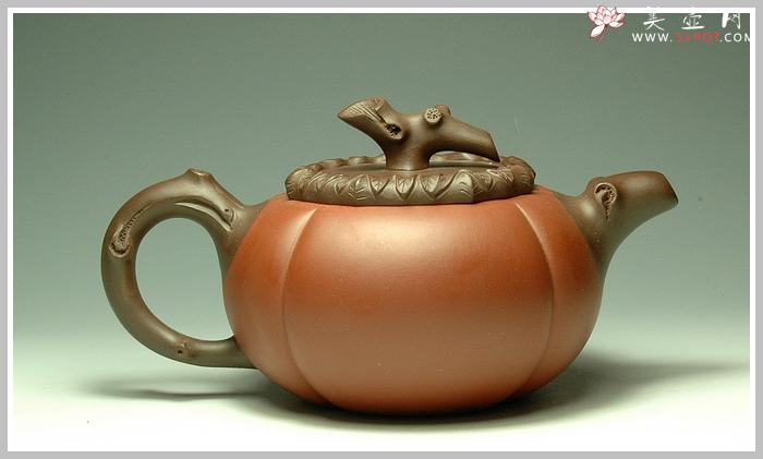紫砂壶图片：柿福壶 - 美壶网