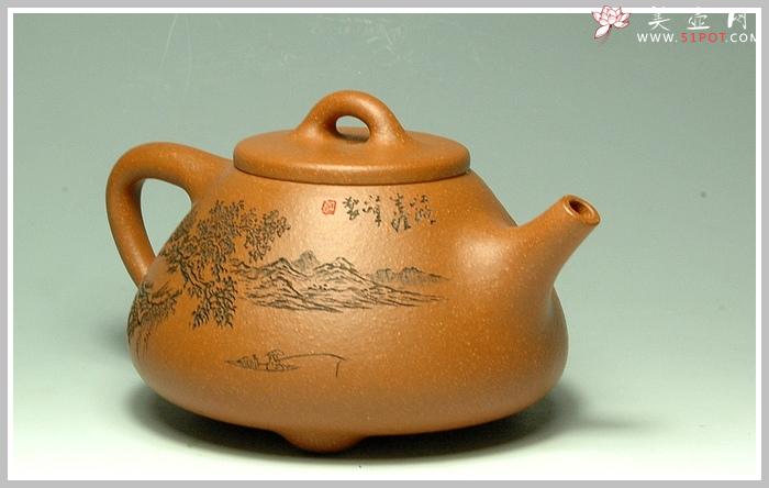 紫砂壶图片：子冶石瓢 - 美壶网