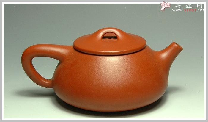 紫砂壶图片：朱泥石瓢 - 美壶网