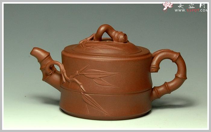 紫砂壶图片：小竹段 - 美壶网
