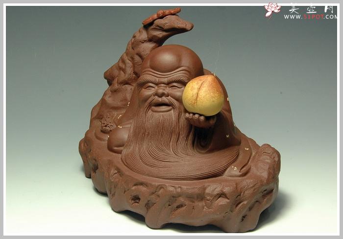 紫砂壶图片：福寿双全 - 美壶网