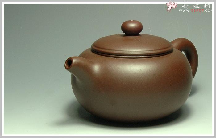 紫砂壶图片:扁尊 - 美壶网