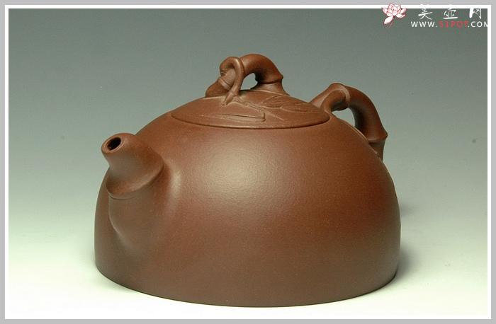 紫砂壶图片：半月竹 - 美壶网