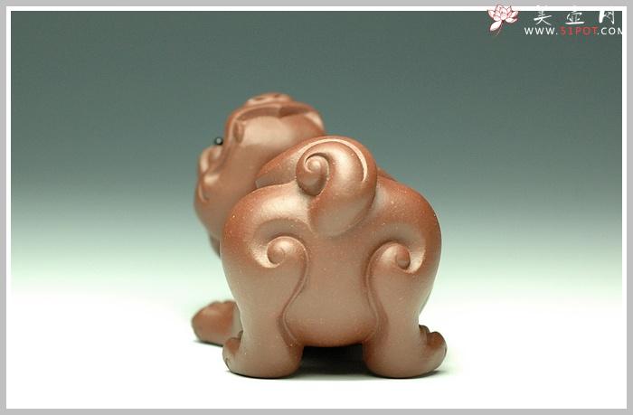 紫砂壶图片:回头貔貅 - 美壶网