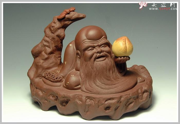 紫砂壶图片：福寿双全 - 美壶网