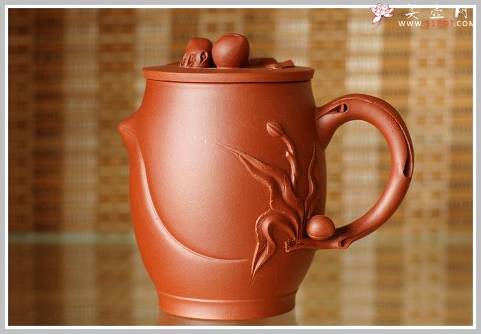 紫砂壶图片：寿桃杯 - 美壶网