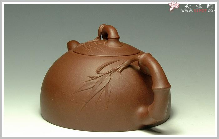 紫砂壶图片：半月竹 - 美壶网