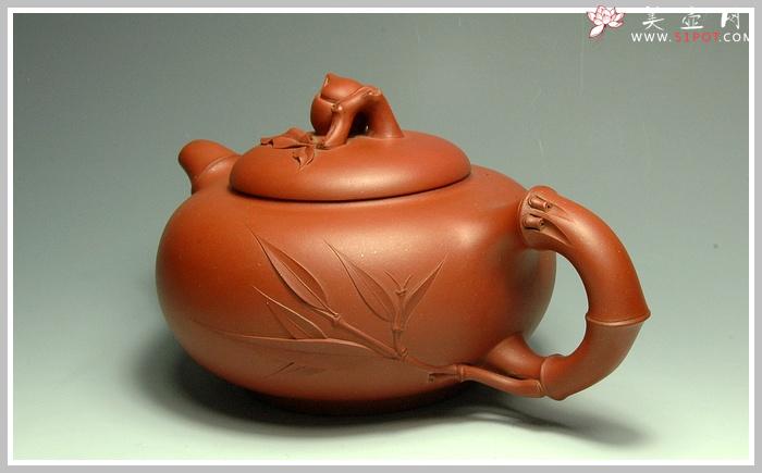 紫砂壶图片：祝寿 精品花货 - 美壶网