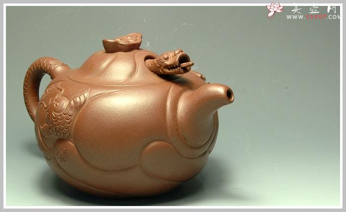 紫砂壶图片：鱼化龙 - 美壶网