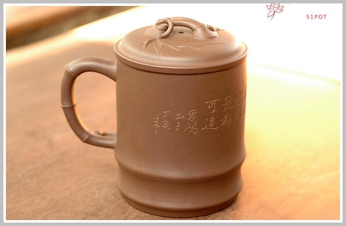 紫砂壶图片：李霞作品 父李昌鸿装饰 - 美壶网