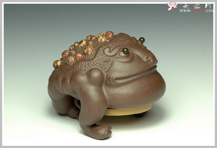 紫砂壶图片：金蟾宝贝 - 美壶网