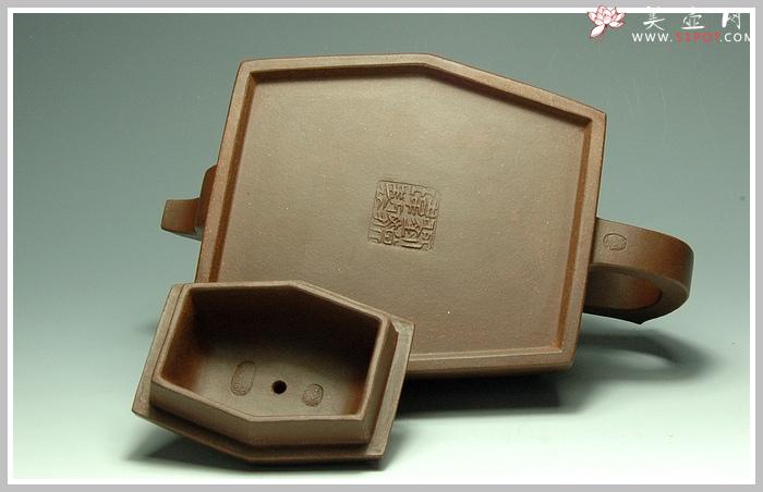 紫砂壶图片：扁六方 - 美壶网