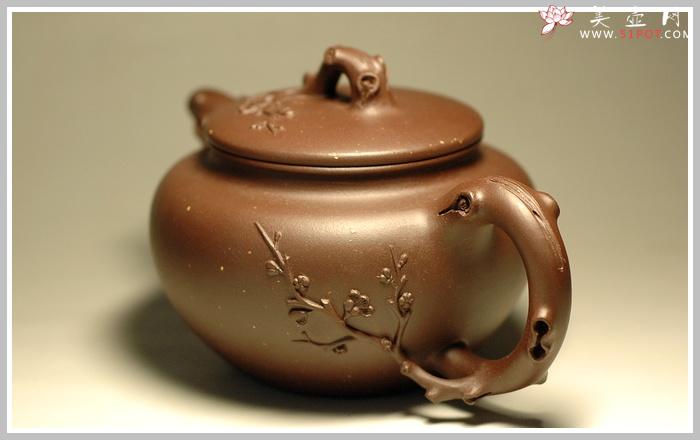 紫砂壶图片：踏雪寻梅 - 美壶网