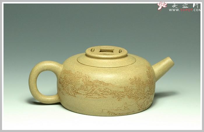 紫砂壶图片：金币圆腹 - 美壶网