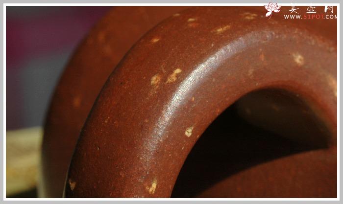 紫砂壶图片：全手工清水泥点砂之长乐 - 美壶网