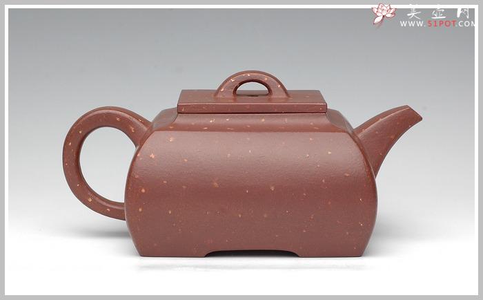 紫砂壶图片：全手工清水泥点砂之长乐 - 美壶网