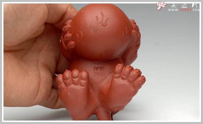 紫砂壶图片：一对送福的小狮子 - 美壶网