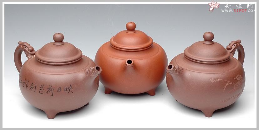 紫砂壶图片:紫泥龙珠 - 美壶网