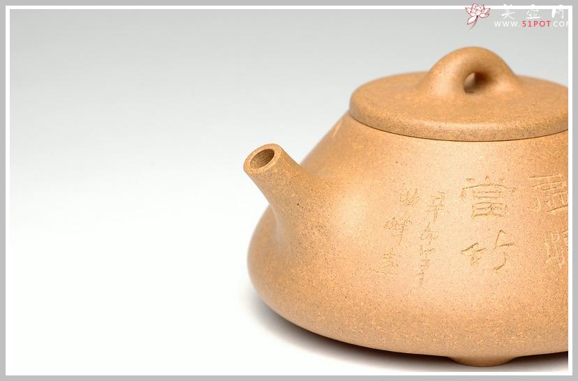 紫砂壶图片:全手段泥子冶石瓢2 - 美壶网