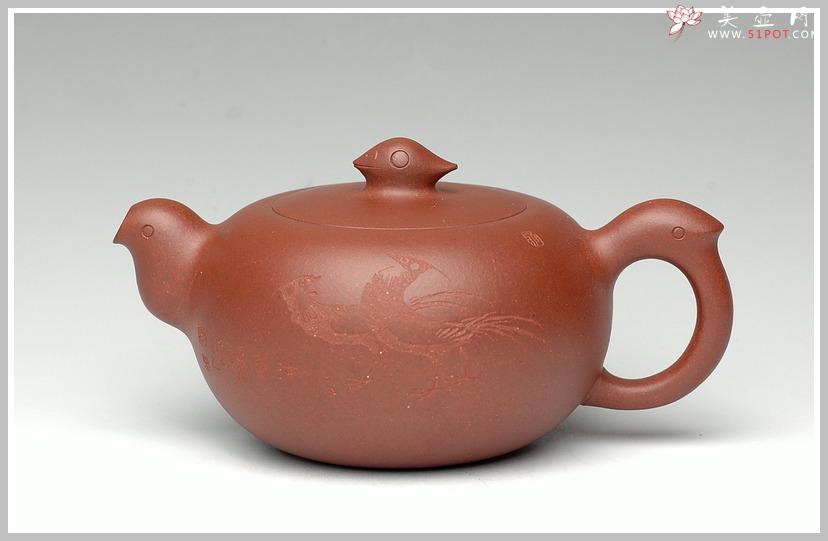 紫砂壶图片：范小君刻 飞 - 美壶网