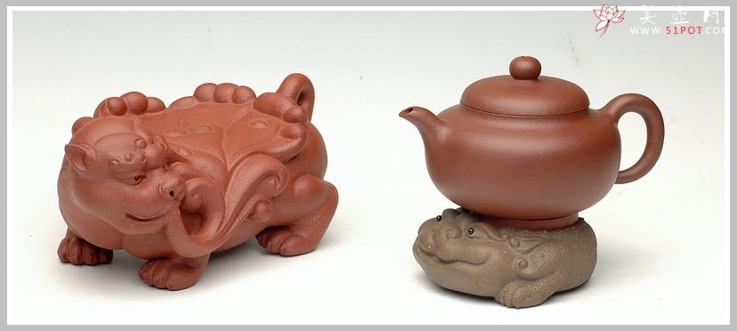 紫砂壶图片：金蟾托盖 - 美壶网