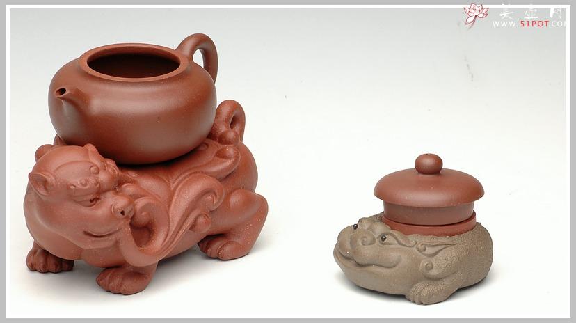 紫砂壶图片：金蟾托盖 - 美壶网