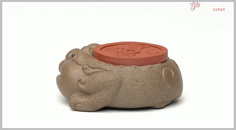 紫砂壶图片：金蟾托盖 - 美壶网