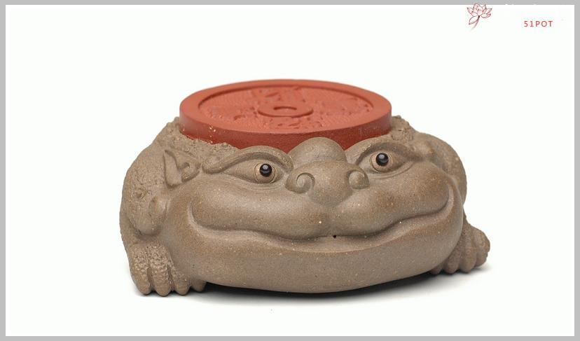 紫砂壶图片：金蟾托盖 - 美壶网