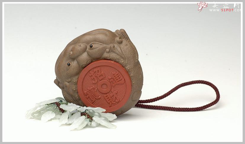 紫砂壶图片：金蟾托盖 - 美壶网