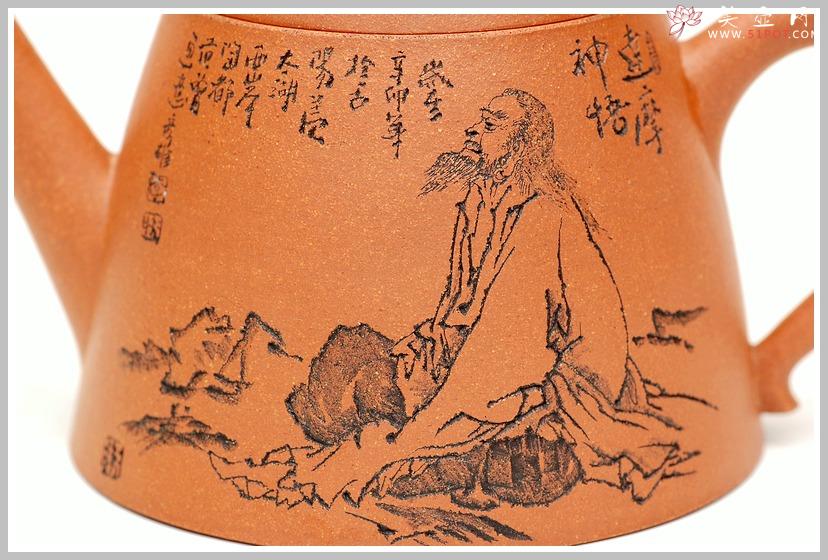 紫砂壶图片：降坡泥之高石瓢 - 美壶网