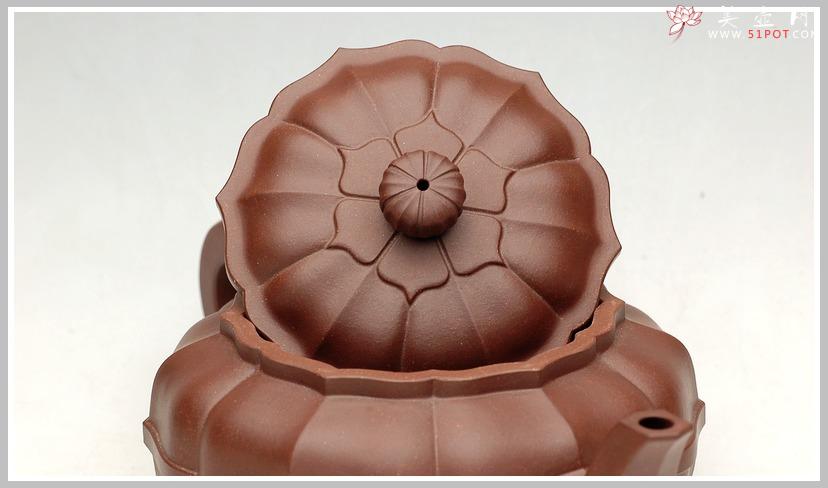 紫砂壶图片：求道之菱韵莲花 - 美壶网