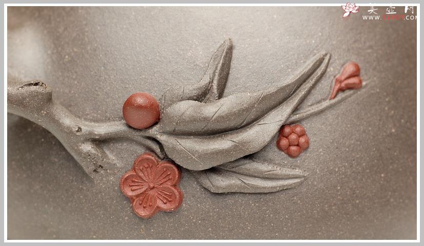 紫砂壶图片：长寿石瓢 - 美壶网