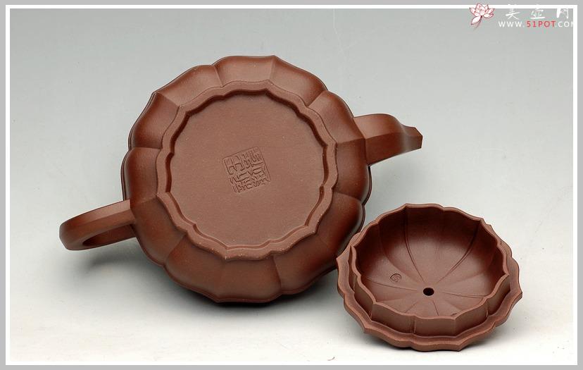 紫砂壶图片：求道之菱韵莲花 - 美壶网